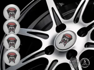 Wheel Sticker Logo Enhanced Stellar Flux Vector